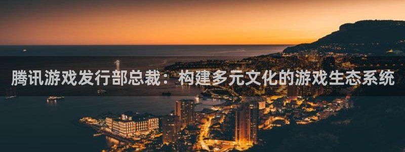 杏耀集团公司怎么样：腾讯游戏发行部总裁：构建多元文化的游戏生态系统